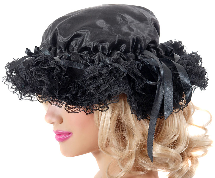 luxury lace maids hat 4
